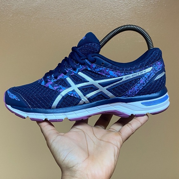 ASICS Gel-Excite 4 Women’s Running Sneakers “Indigo Blue Orchard” Size 7.5 - Picture 8 of 16